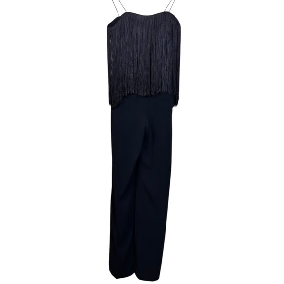 Club Monaco Pants - NWT Club Monaco Women"s Fringe Jumpsuit Size 00 in Black